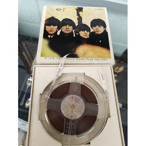 309 - Four  reel to reel Beatles tapes