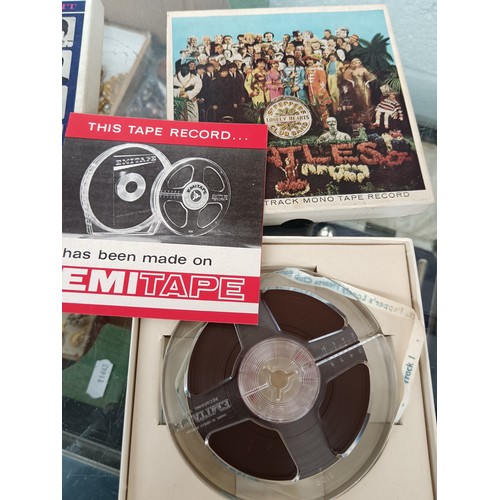 309 - Four  reel to reel Beatles tapes