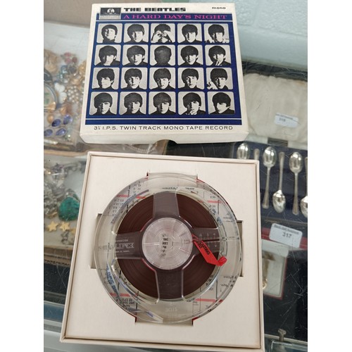 309 - Four  reel to reel Beatles tapes