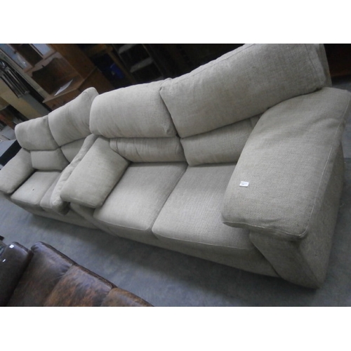 630 - 2 x large upholstered settees