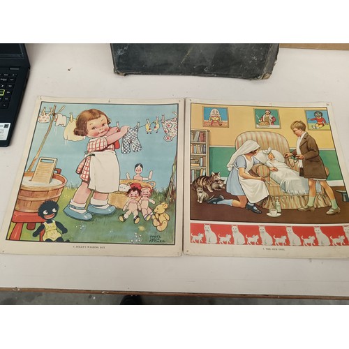 390 - 58 Vintage teaching in practice for infant school index to class pictures with original folder inc P... 