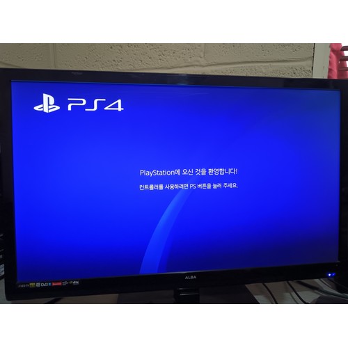 170 - PS4 with controllers and power lead, working and cleaned