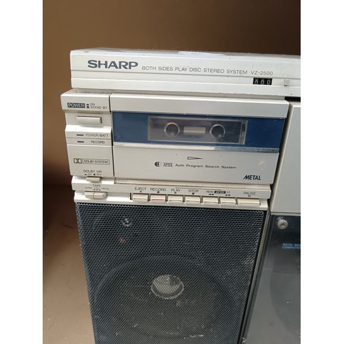 409 - Sharp ghetto blaster no power lead