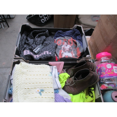 79 - Two boxes inc clothing and shoes