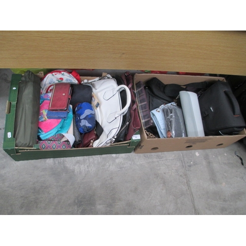 93 - Two boxes of assorted bags