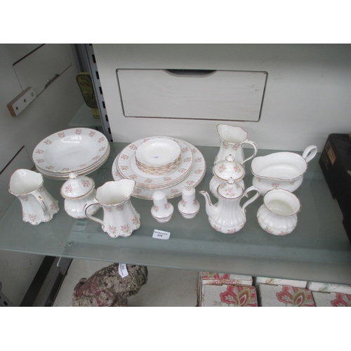 214 - 26 pieces of Charisma bone china