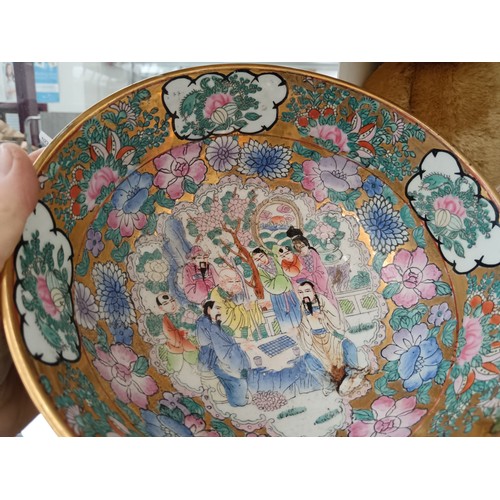 450 - Decorative oriental bowl