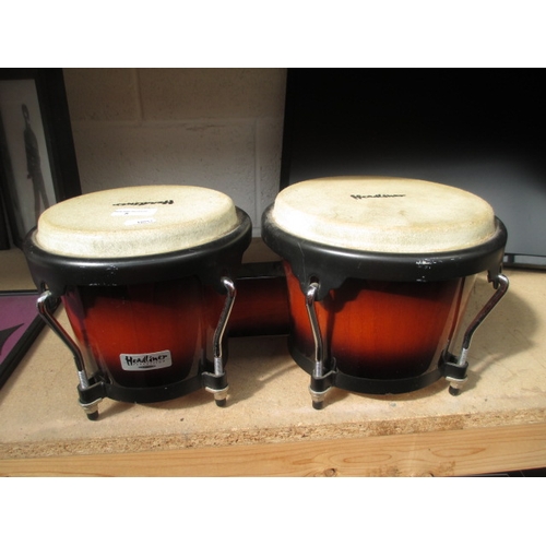 5 - Set of Headliner Percussion bongos