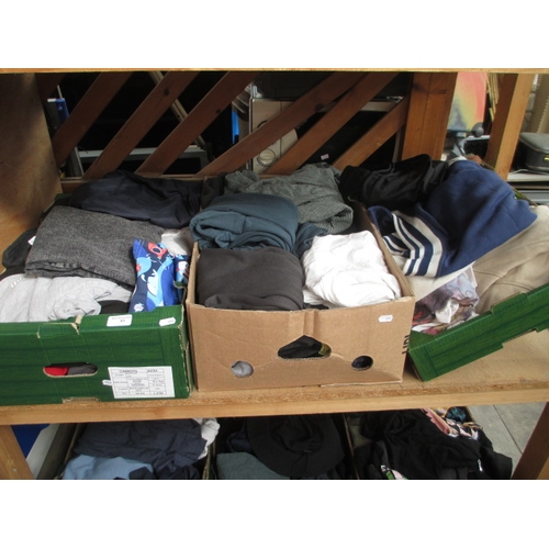 51 - Three boxes of assorted clothing