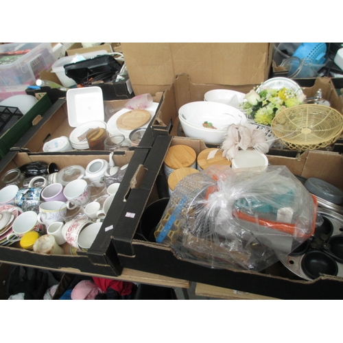 65 - 4 boxes of kitchenware