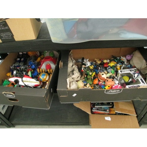 245 - 2 boxes of toys inc Pop toys