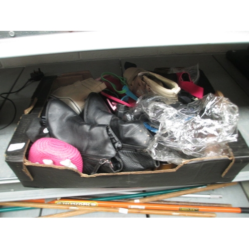 278 - A box of assorted ladies shoes etc