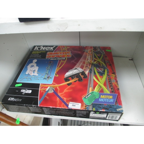 304 - K'NEX electric inferno roller coaster