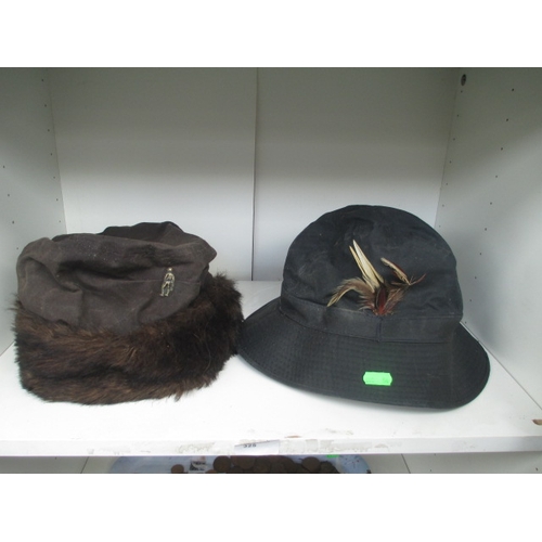 325 - Two assorted old hats inc Jack Murphy