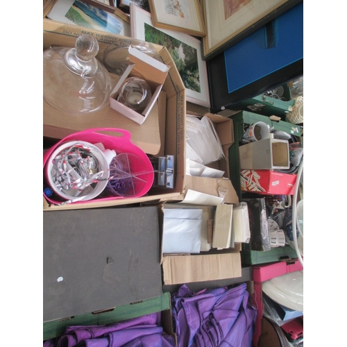 83 - Lot inc envelopes, paper clips, hanging tealight holders, Silhouette electronic cutting tools, etc