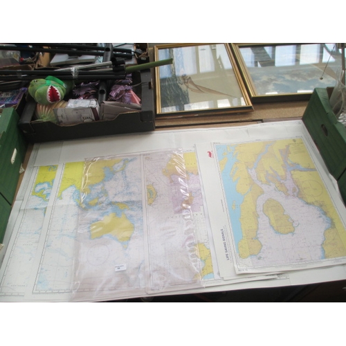 85 - Collection of United Kingdom National Hydrographer maps