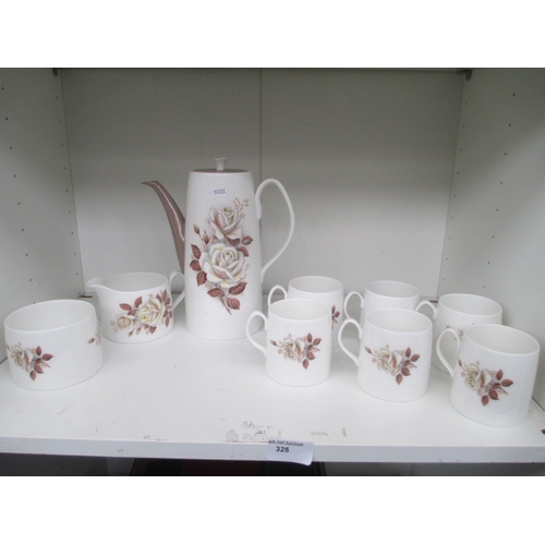 325 - Nine piece Queen Anne coffee set