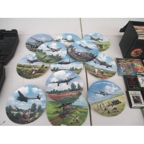 412 - Twelve Royal Doulton Heroes of the Sky collectable plates