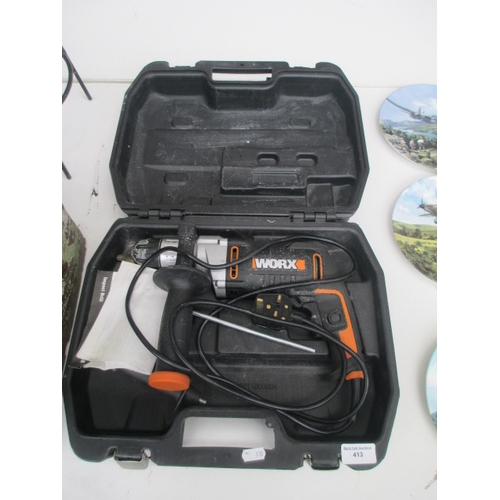 413 - Worx electric drill, working