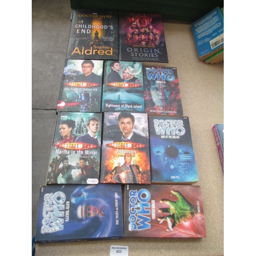 423 - Ten assorted Doctor Who books