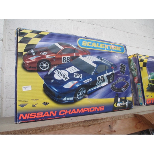 25 - Scalextric Nissan Champions set