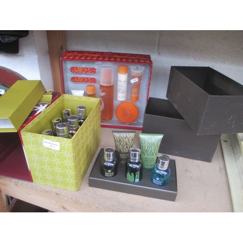 3 - Three cosmetic sets inc Sanctuary and Molton Brown