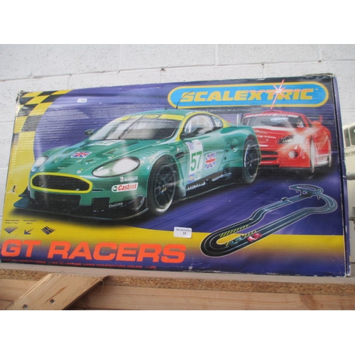 31 - Scalextric GT Racers set