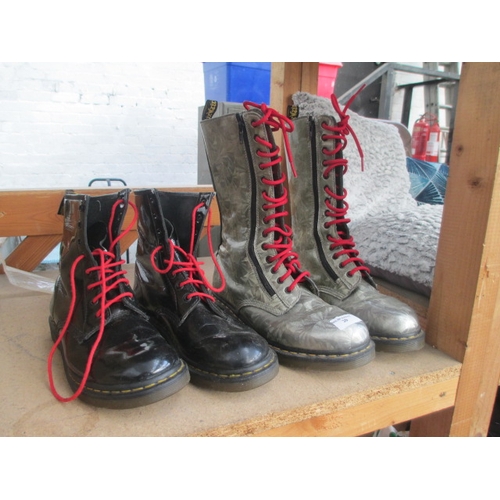 39 - Two pairs of Dr Martens boots sizes 8 and 9