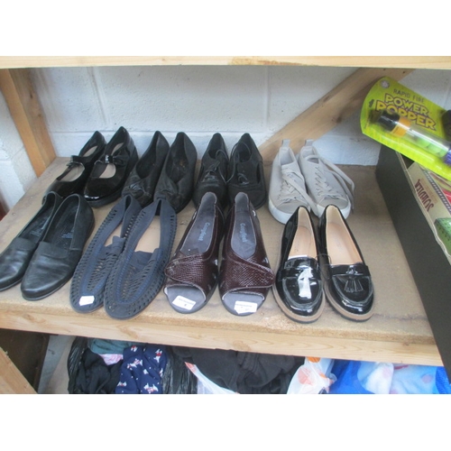 6 - Eight pairs of ladies footwear, various sizes