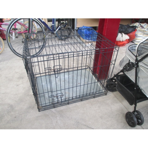 109 - Medium sized dog cage