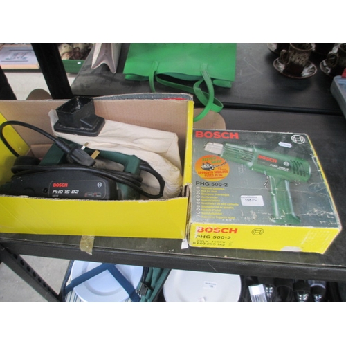 195 - Bosch heat gun and electric plane both working