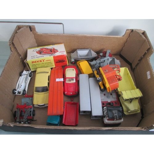 220 - Box of diecast cars inc Dinky, Corgi, etc