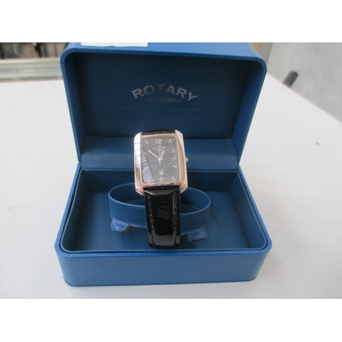 253 - Rotary watch with box