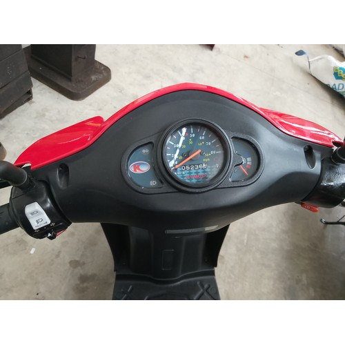 248 - Kymco Agility scooter, Reg YD71 XWS. 5236 Miles on the clock. Scooter in excellent condition