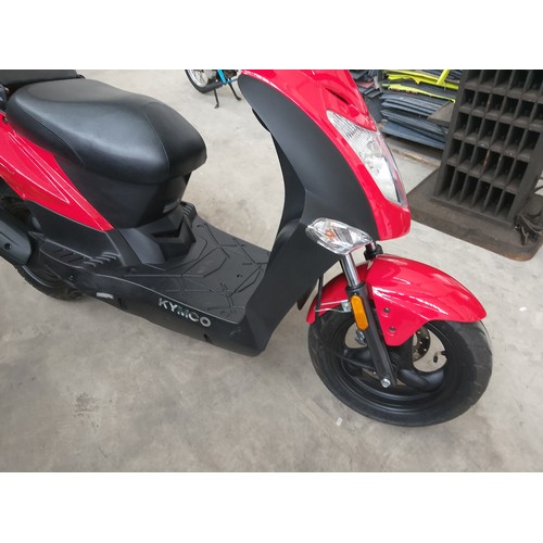 248 - Kymco Agility scooter, Reg YD71 XWS. 5236 Miles on the clock. Scooter in excellent condition