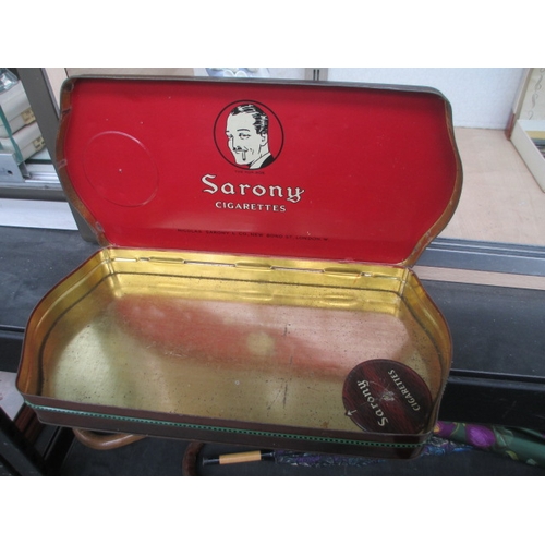 381 - Vintage Sarony cigarette tin