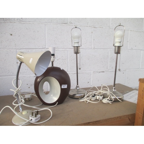 34 - Four assorted lamps