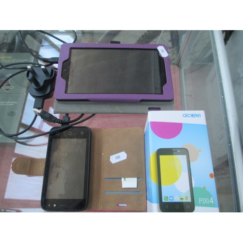 254 - Lot inc tablet and phone