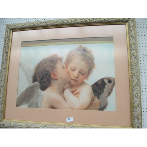 259 - Large gilt framed print