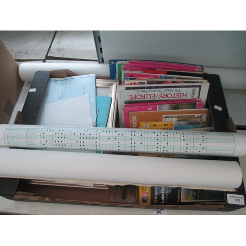 276 - Box of assorted maps