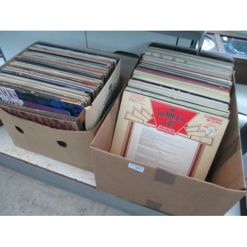 281 - Two boxes of assorted vinyl