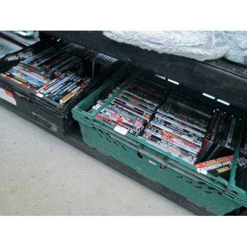 312 - Two boxes of DVDs