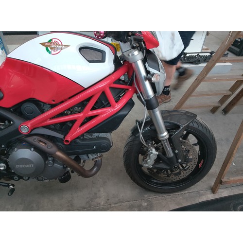 160 - Ducati 796 monster motorbike reg YK13 UMY mileage 6537 MOT September 2025