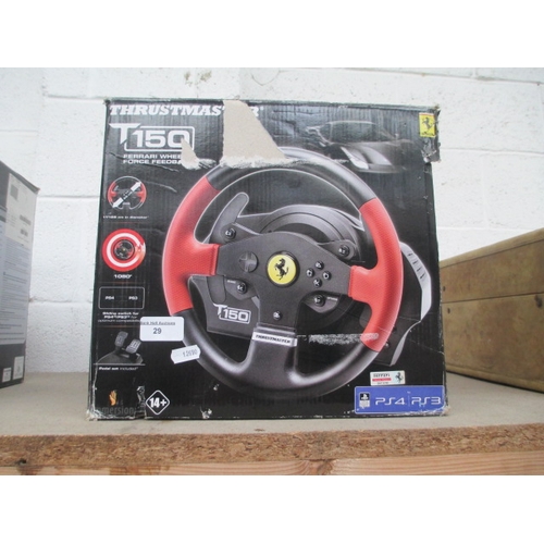 29 - Thrustmaster Ferrari gaming racing set