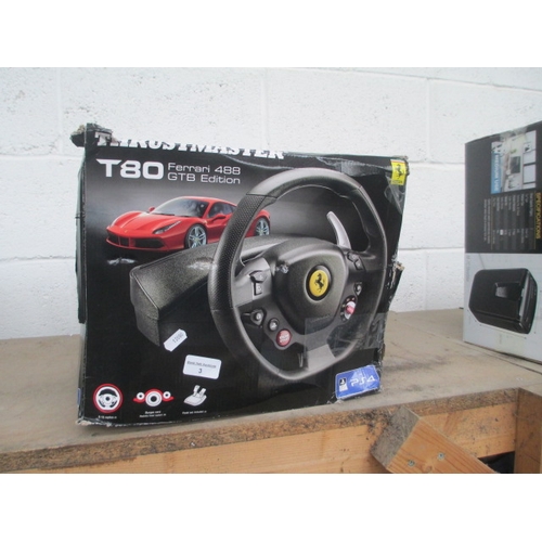 3 - Thrustmaster Ferrari gaming racing set