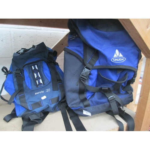 33 - Two assorted backpacks