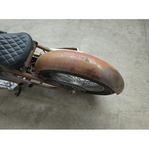 115 - 1981 Yamaha XS650 full engine rebuild new Harley Davidson front end folks custom exhaust pipes (need... 