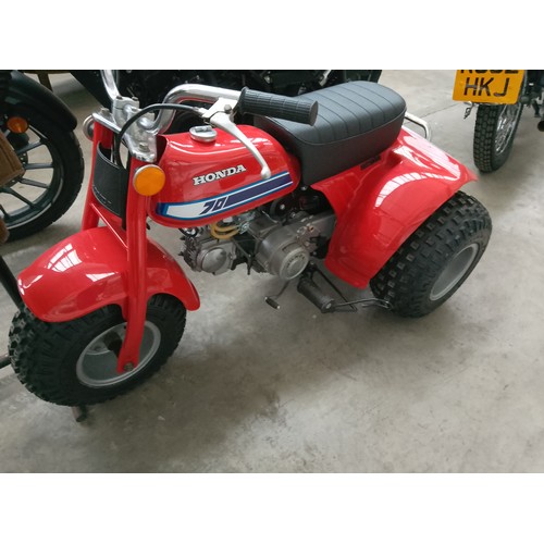 114 - 1981 Honda ATC 70 trike in excellent condition