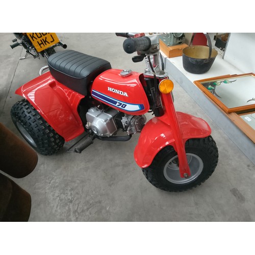 114 - 1981 Honda ATC 70 trike in excellent condition