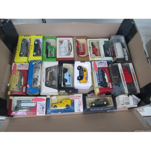 211 - Box of 21 packaged diecast cars